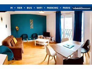 Location meublée appartement 3 pièces 60 m² à La plaine saint denis (93210)  1 571 €