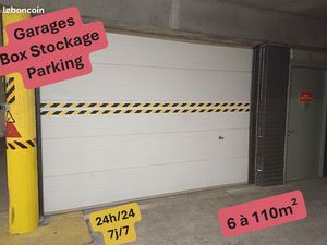 Box de stockage / Garage / Place Parking / cyclo /cyclomoteur / moto