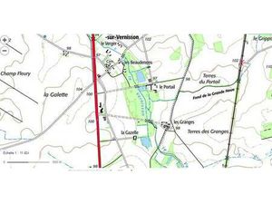 Terrain constructible viabilisé à vendre