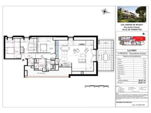 Vente appartement 4 pièces 94.93 m² à Fondettes (37230)  485 000 €