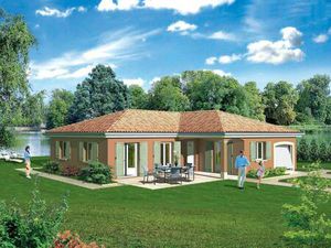 Terrain avec maison neuve à vendre