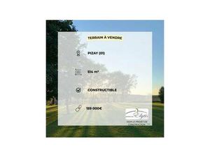 Terrain constructible à vendre