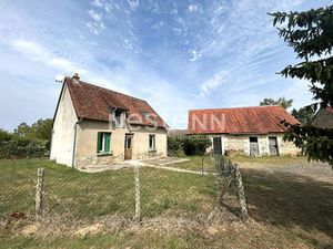MAISON DE 65m² 2 CHAMBRES AVEC DÉPENDANCE ET TERRAIN DE 3200m² EN CAMAPGNE (INDRE 36)