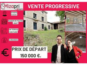 Entre Dunières 43220 et Saint Romain Lachalm 43620 Maison de Maitre environ 180m² habitabl