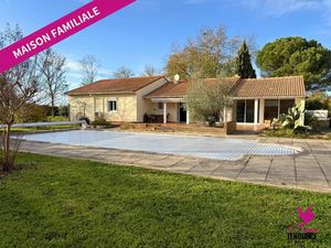GRANDE MAISON FAMILIALE PLUS MAISON DE 60 M² ET PISCINE