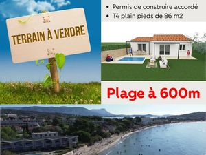 Vente terrain 449 m² à La Seyne-sur-Mer (83500)  199 000 €