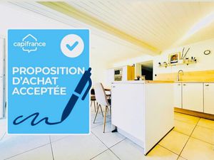 MAISON ATYPIQUE ET RENOVEE de 136 m²  TERRAIN CLOT  3 CHAMBRES  1 BUREAU  1 SALLE D EAU  1