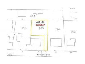 Terrain constructible à vendre