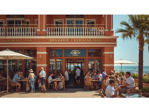 À vendre : Superbe Bar restaurant brasserie Licence IV avec Magnifique vue sur Mer dans ch