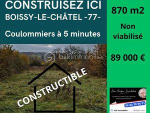 Terrain 870 m² Boissy Le Chatel