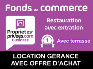 75019 PARIS : BOTZARIS - LOCATION GERANCE RESTAURANT - 40 COUVERTS PLUS TERRASSE