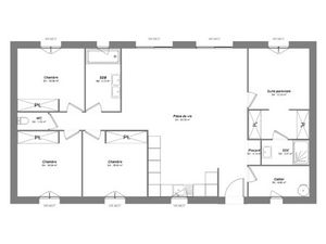 Vente maison neuve 6 pièces 101 m² à Ambillou (37340)  209 550 €