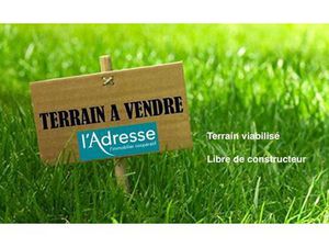 Terrain constructible viabilisé à vendre