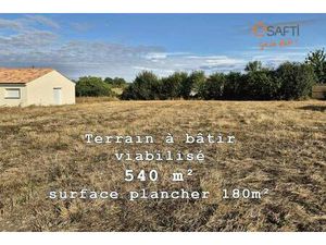 Terrain constructible viabilisé à vendre