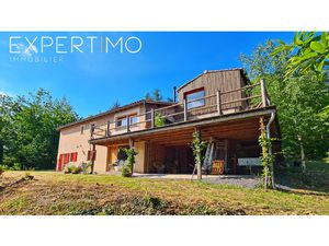 Maison en pierres avec extension bois - 182 m2 habitables -