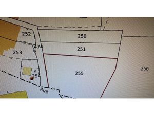Vente terrain 1050 m² à Petitmont (54480)  20 000 €