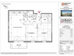 Appartement 3 pièces 66 m²