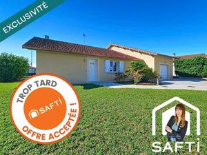 Charmante maison de plain-pied 135 m2 à SAINT-HILAIRE-DU-ROSIER (38840)