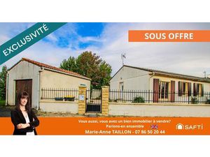 Maison de plain pied - 2 chambres - Garage - Centre de Saint-Ciers-sur-Gironde