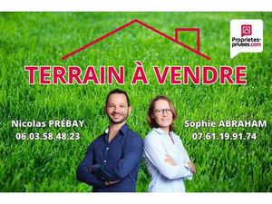 Terrain constructible viabilisé à vendre