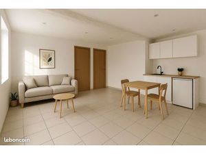 T2 neuf climatisé avec buanderie et cuisine équipée – immeuble avec ascenseur