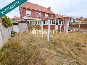 Maison de 122m2 à rénover  3ch  jardin  garage