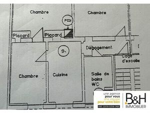 SECTEUR GARE ( DESERTE - COURSE ) - BEAU 3 PIECES 69 M2 + CAVE