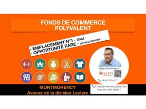 Vente locaux professionnels 65 m² à Montmorency (95160)  99 900 €