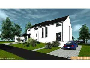 Belle maison contemporaine 3 façades – permis octroyé !