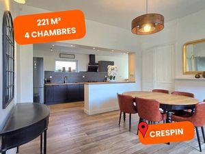 Vente maison 7 pièces 221 m² à Crespin (59154)  265 000 €
