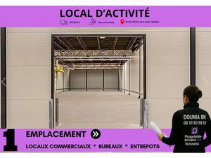 MONTATAIRE - ENTREPÔT 1100 m² - Loyer tout compris