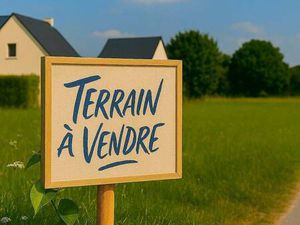 Terrain constructible viabilisé à vendre