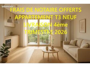 Appartement 3 pièces 60 m²