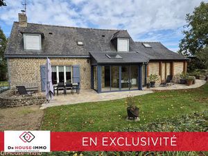 A 5 mn env de GORRON  belle maison en pierres  4 chambres sur terrain de 28770 m2