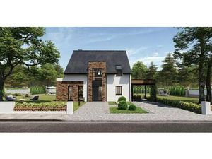 Terrain avec maison neuve à vendre