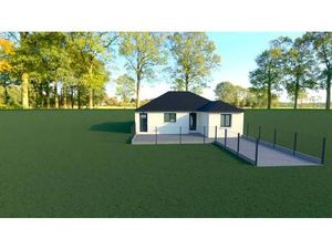 Terrain avec maison neuve à vendre