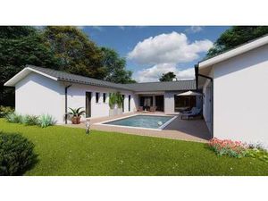 Terrain avec maison neuve à vendre