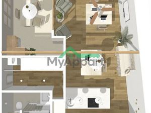 Location meublée appartement 2 pièces 43 m² à La Rochelle (17000)  1 400 €