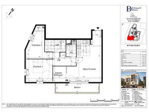 Location appartement 3 pièces 63 m² à Colombes (92700)  1 417 €