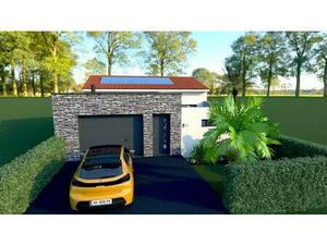 Terrain avec maison neuve à vendre