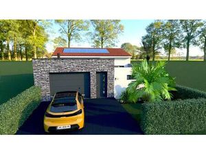 Terrain avec maison neuve à vendre