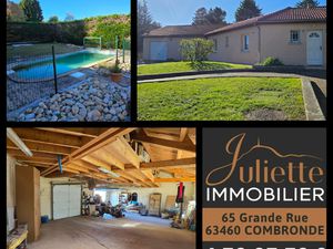 MAISON DE 4 CHAMBRES avec GRAND GARAGE DE 75m2 et PISCINE su