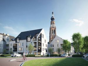 Nieuwbouw appartement op de 1ste verdieping van 95 50m² met 2 slaapkamers en terras.