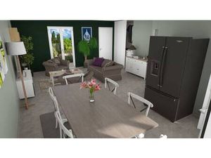 Terrain avec maison neuve à vendre