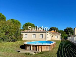 Maison neuve avec jardin  piscine hors sol  5 chambres  garage.