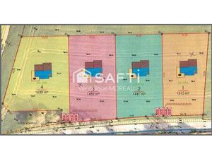 Terrain constructible viabilisé à vendre