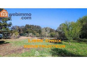 Terrain constructible viabilisé à vendre