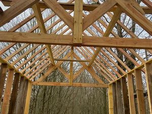 Chalet en bois  maison de campagne  cabane de jardin  extension