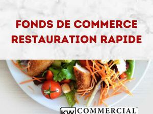 Fonds de commerce en restauration rapide sur place et à emporter