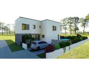 Terrain avec maison neuve à vendre